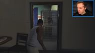 Caged dogs in a house in GTA 5 (Image via YouTube @Nought)